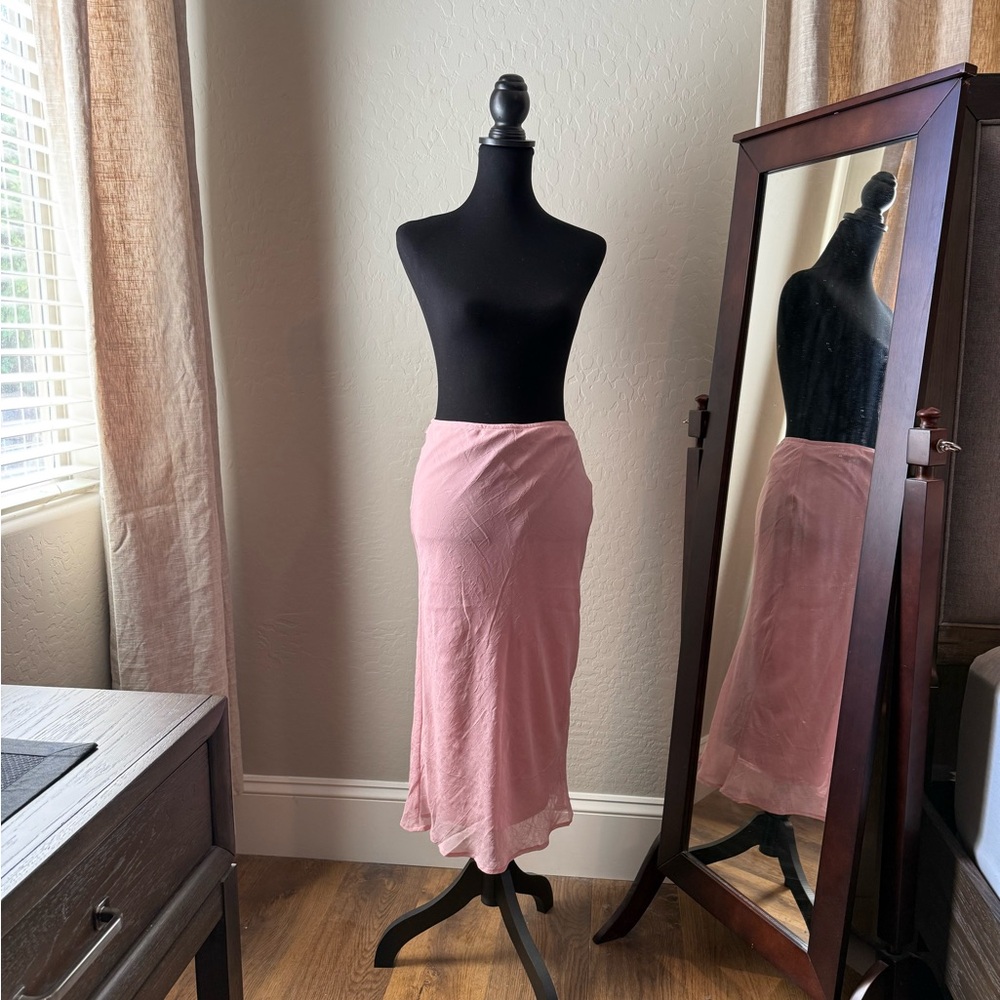 Forever 21 Pink Midi Pencil Skirt for Night Out
